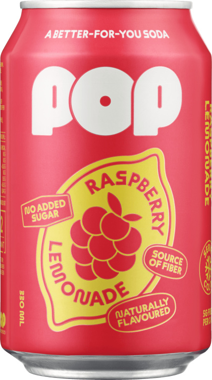 Pop Raspb/Lemonade 0,33l boks
