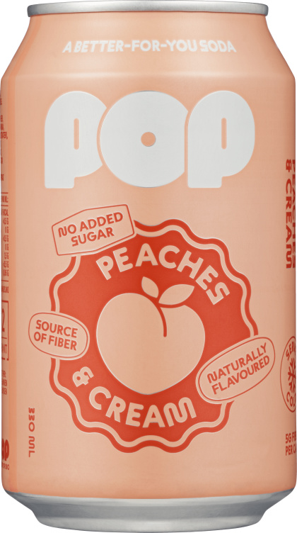 Pop Peaches&Cream 0,33l boks