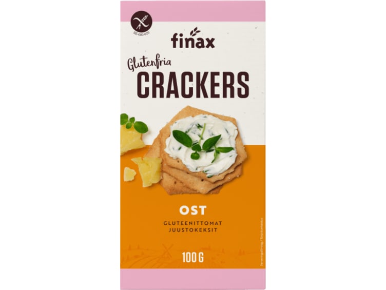 Cheese Cracker glutenfri 100g Finax