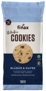 Cookies Blåbær&havre Gl.fri 150g Finax