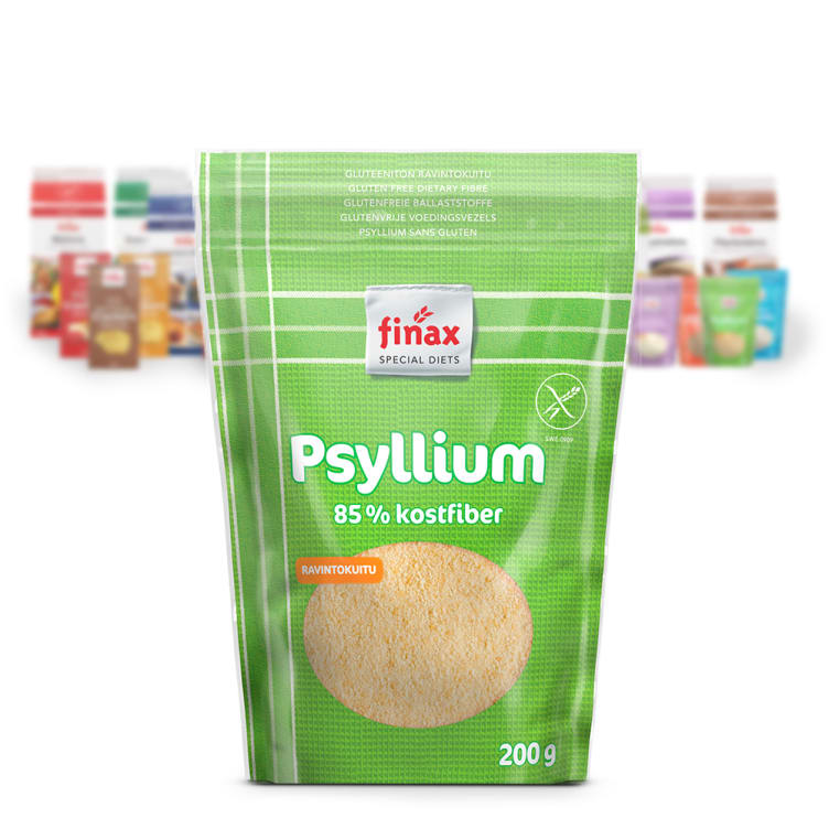 Psyllium Kostfiber glutenfri 200g Finax