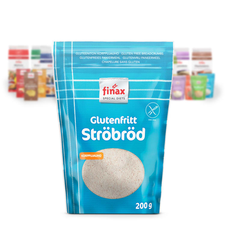 Strøbrød Griljermel glutenfri 200g Finax