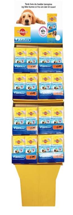 Pedigree Dentastix Mix Display 80stk