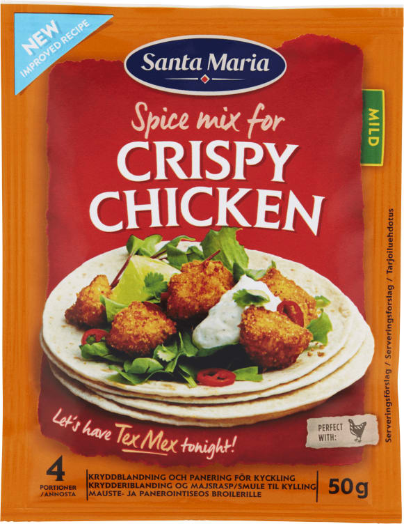 Santa Maria Crispy Chicken Spice Mix 50g