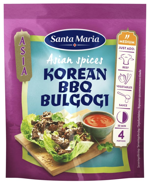 Korean Bbq Bulgogi 35g Asian Spices Meny.no