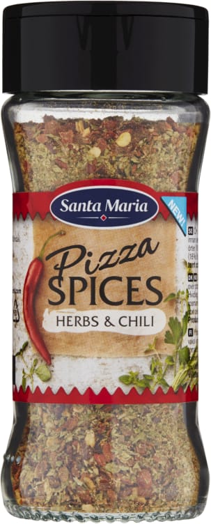 Pizzakrydder Herbs&Chili 58g St.Maria