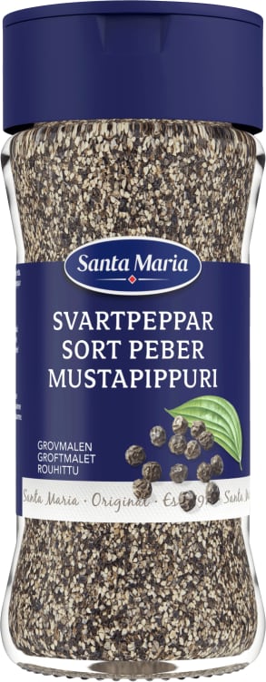Sort Pepper Grov 59g Santa-Maria