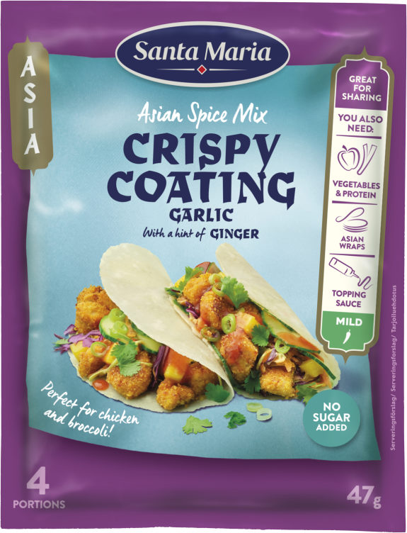 Crispy Coating Garlic Ginger 47g Santa Maria