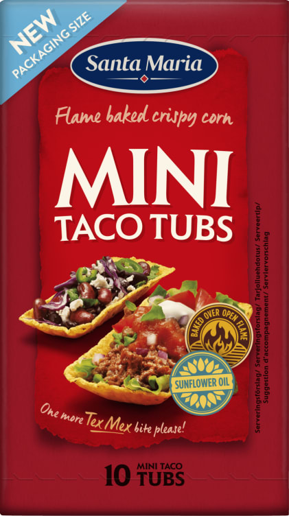 Taco Tubs Mini 10stk 86g St.Maria