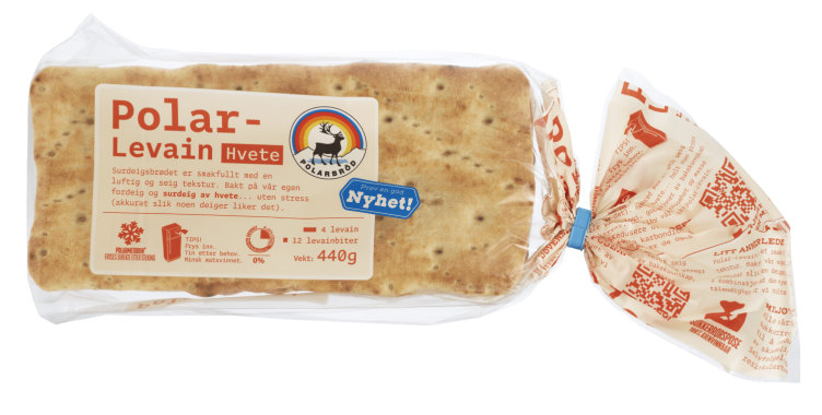 Polar Levain Hvete 440g Polarbrød