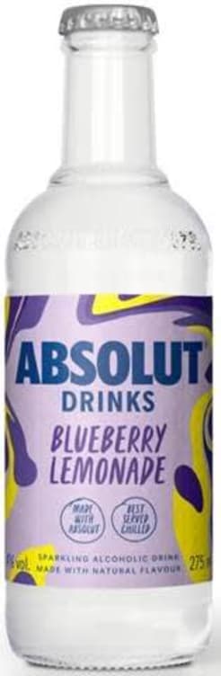 Absolut Drinks Blueberry/Lemonade 275ml