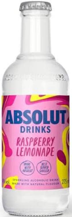 Absolut Drinks Raspberry/Lemonade 275ml