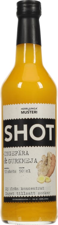 Herrljunga Shot Ingefær&Gurkemeie 0,5l flaske