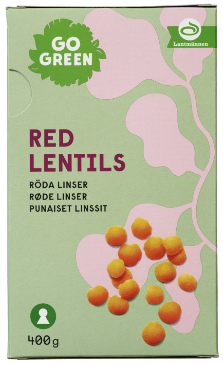 GoGreen Axa Røde Linser 400g
