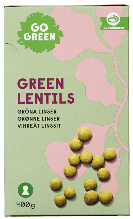 Product Image for Linser Grønne 400g Gogreen
