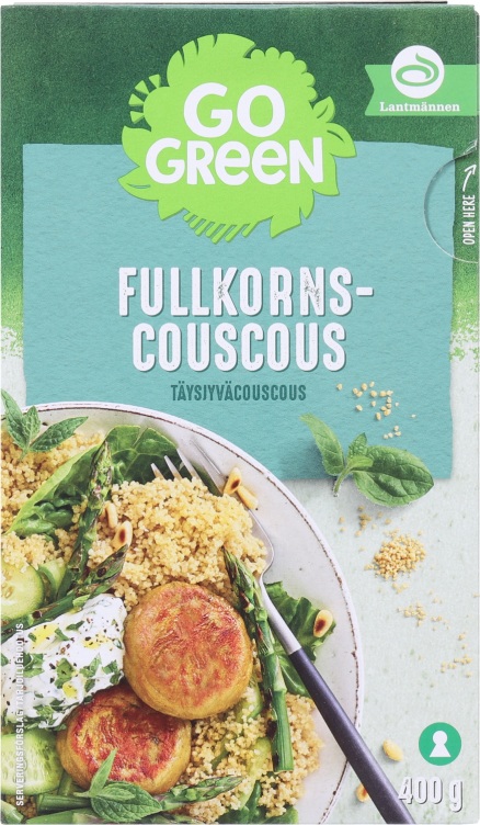 Couscous Fullkorn 400g Gogreen