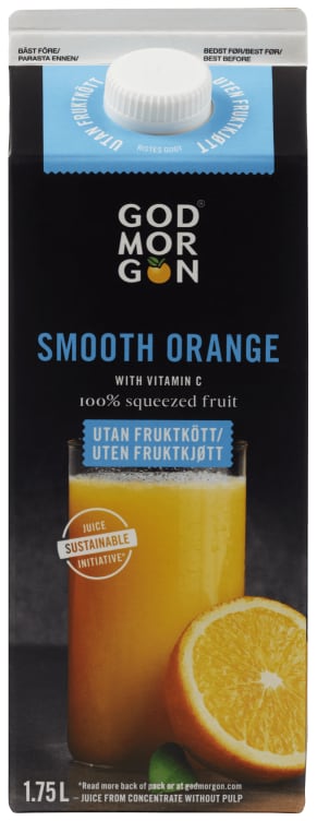 God Morgon Juice Smooth Appelsin 1,75l