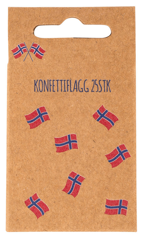 Konfettiflagg 17.Mai 25stk