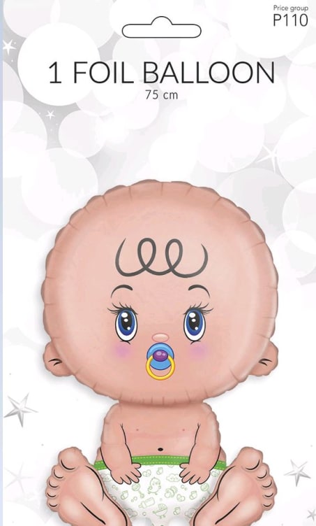 Folieballong Baby 75cm
