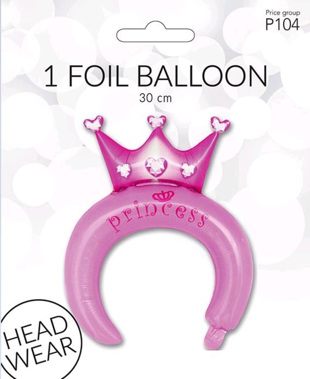 Folieballong Prinsessekrone