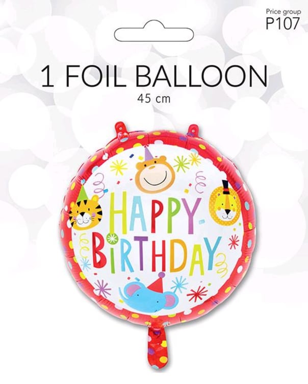 Folieballong Happy B-Day