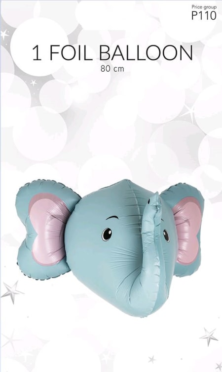 Folieballong Elefant 80cm