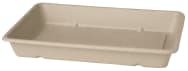 Salatboks Classic Rektangular Fiber 850ml Brun 