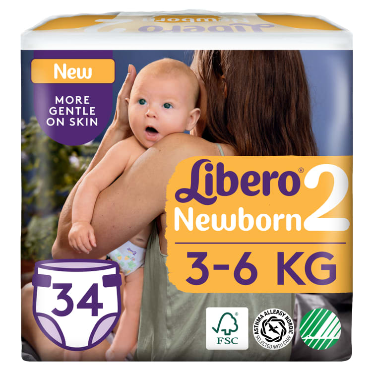 Bilde av Libero Newborn Str.2 34stk