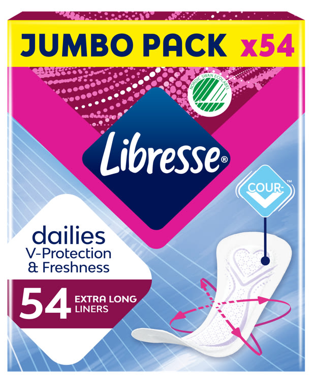 Libresse Truseinnlegg Extra Long 54stk