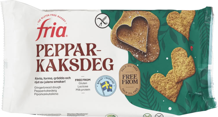 Pepperkakedeig glutenfri 500g Fria