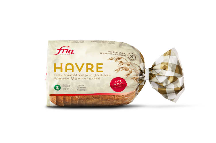 Havrebrød glutenfri 500g Fria