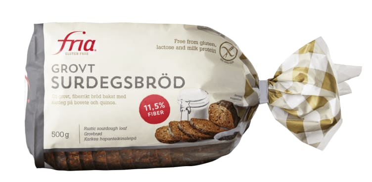 Fria Grovt Surdeigsbrød Glutenfri 500g