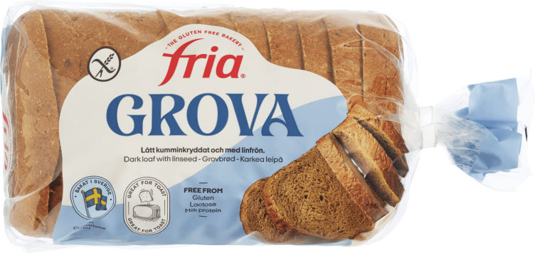 Grovbrød glutenfri 500g