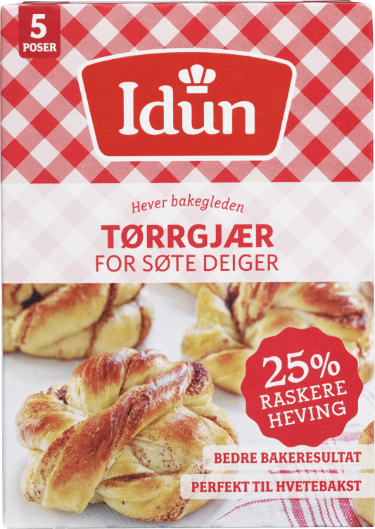 Tørrgjær Søt Deig 5pk Mors Hjemmebakte Idun