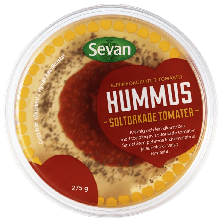 Hummus Soltørk Tomater 275g Sevan