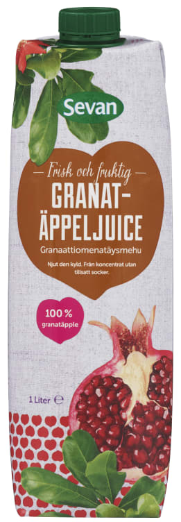 Granateplejuice 100% 1l Sevan