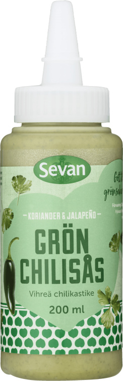 Chilisås Grønn 200ml Sevan