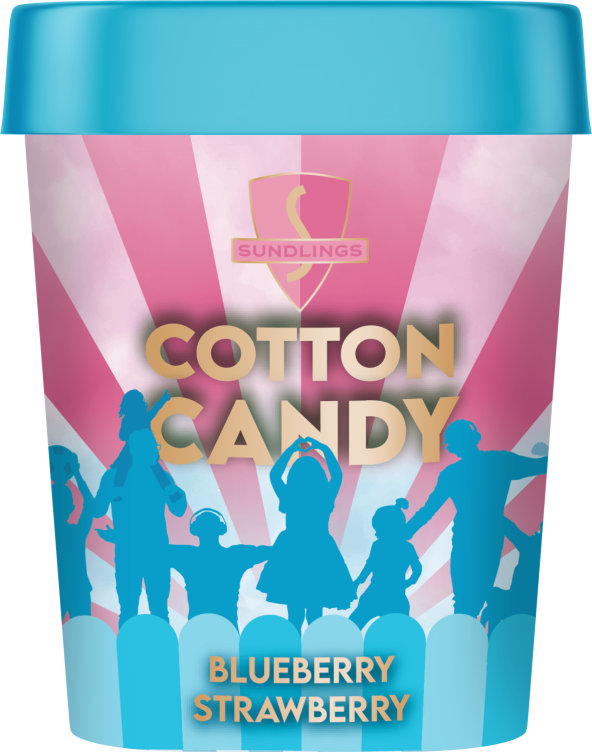 Product Image for Sukkerspinn Strawberry/Blueber 40g Sundlings