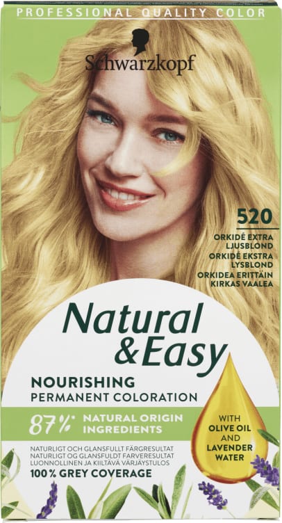 Natural & Easy 520 Orkidé Blond Hårfarge
