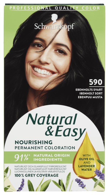 Natural & Easy 590 Ebenholt Svart