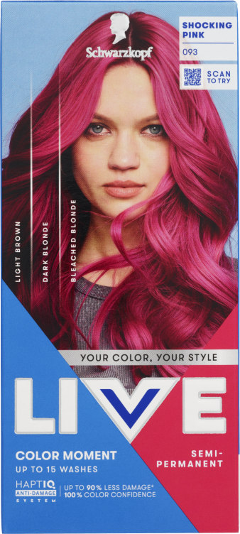 Hårfarge Live Ub 93 Shocking Pink Ultra Brights