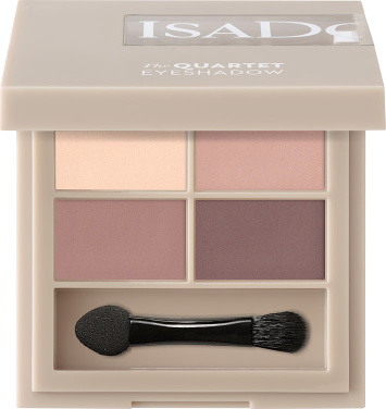 Eyeshadow Quartet 01 Muddy Nudes Isadora