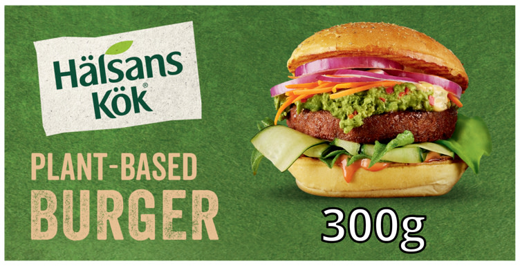 Hälsans Kök Veganske Burgere 300g