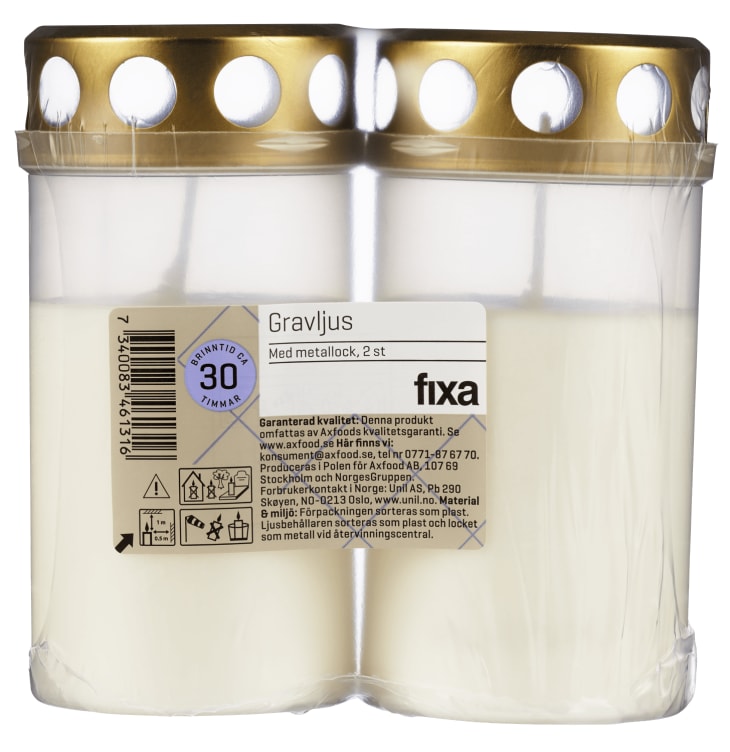 Gravlykt m/Lokk 2pk Fixa