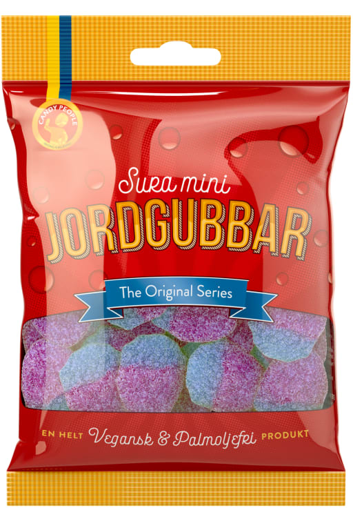 Sure Mini Jordbær 80g Candy People