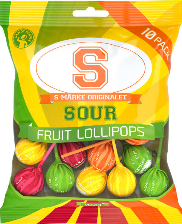 S-Marke Lollipops Sure 10pk 130g Candy People