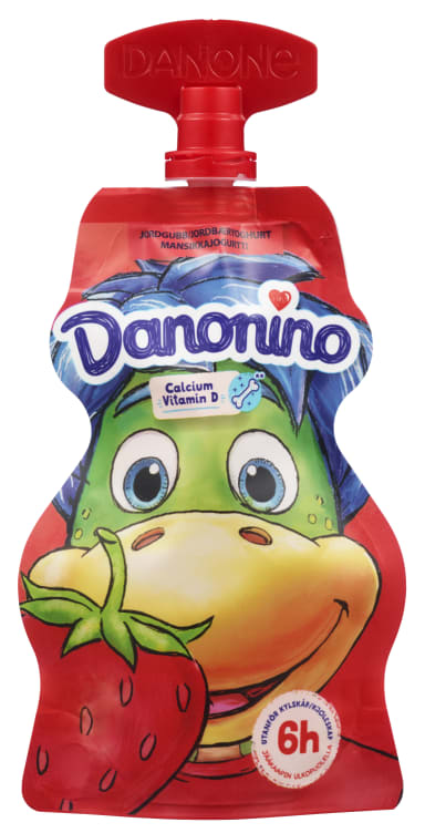 Danonino Yoghurt Jordbær Klemmepose 70g