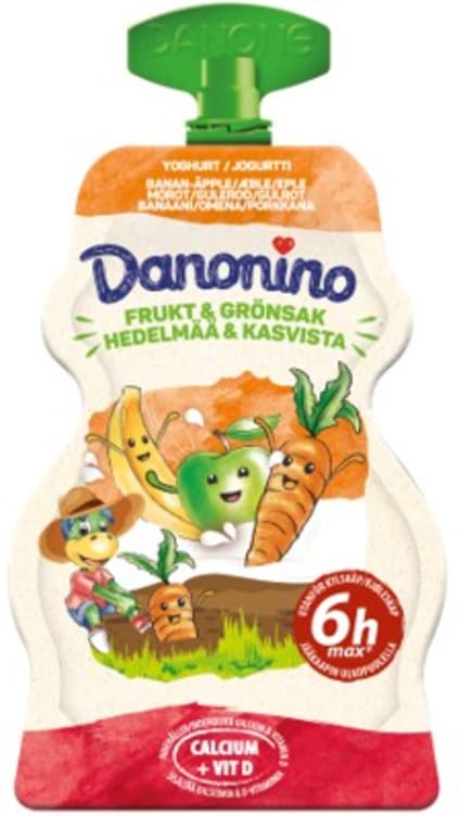 Bilde av Danonino Yoghurt Banan&Eple&Gulrot 70g