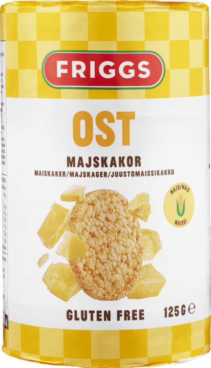 Maiskaker Ost 125g Friggs