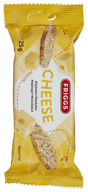 Maiskaker Cheese glutenfri 25g Friggs